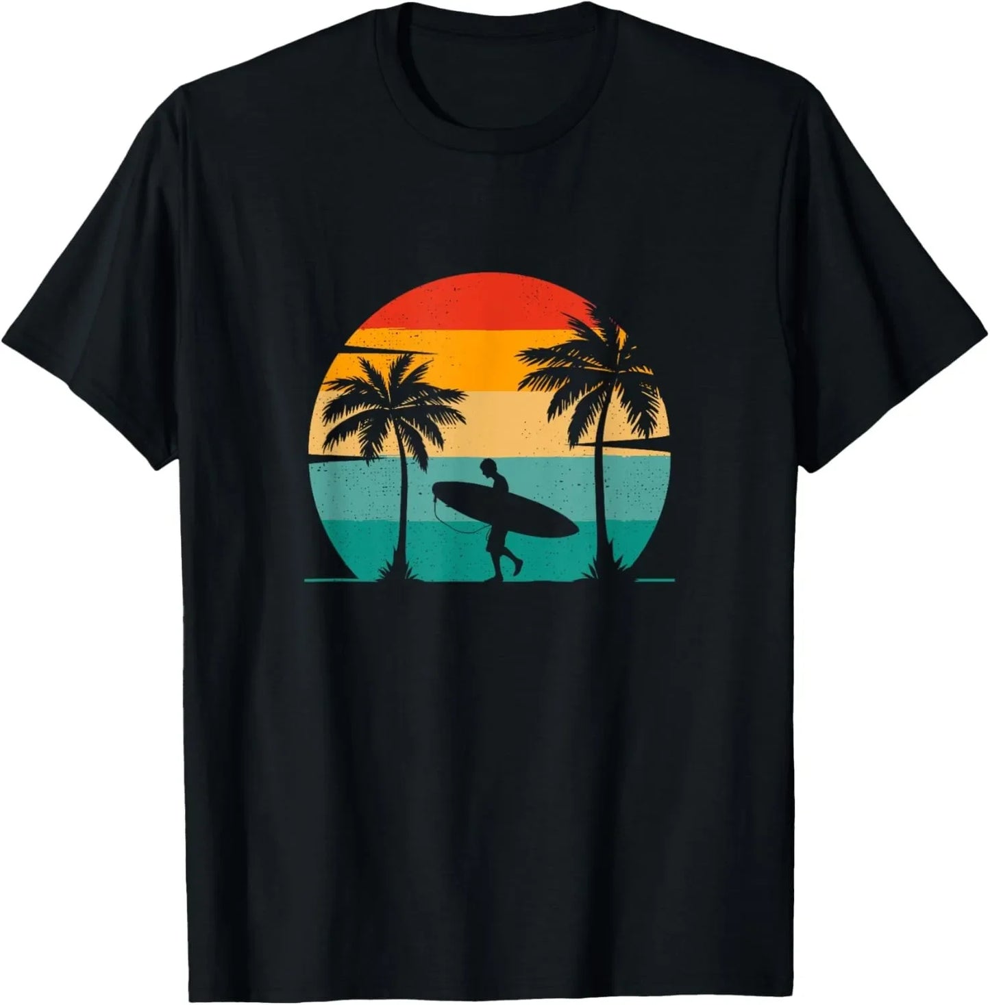 Surfing Apparel - Surfer Surf T-Shirt  Men Clothing Tops Streetwear  Graphic T Shirts  Camisetas  Vintage T Shirt  Ropa Hombre